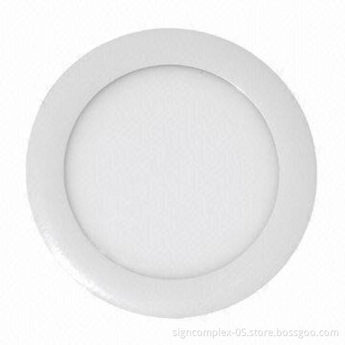 Round LED Panel Lamp with 100 to 240V AC/50 to 60Hz Working Voltage and No UV and no IR